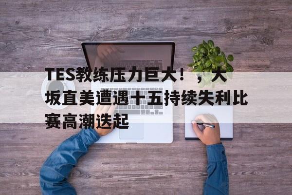 Kaiyun-TES教练压力巨大！，大坂直美遭遇十五持续失利比赛高潮迭起的简单介绍
